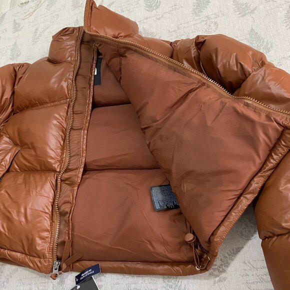 The North Face Women's Short Down Jacket Brown - Picture 7 of 10